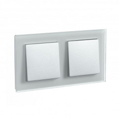 Рамка 2-постовая Systeme Electric AtlasDesign Nature белая ATN330102