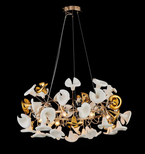 Люстра подвесная Alfa Light F2924-03 Φ820*310*1000 E14*8 GD