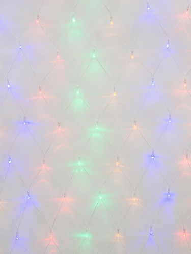 Светодиодная гирлянда Uniel сетка 220V разноцветный ULD-N2520-240/DTA Multi IP20 09565