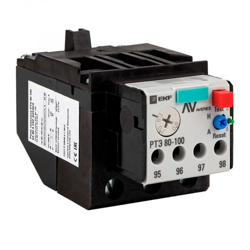 Реле тепловое РТЭ 80-100 32-50А EKF AVERES rel-80-100-32-50-av
