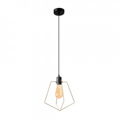 Подвесной светильник ЭкономСвет 18101/1BK+GD