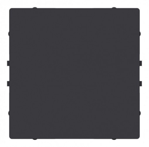 Заглушка Systeme Electric AtlasDesign карбон ATN001009