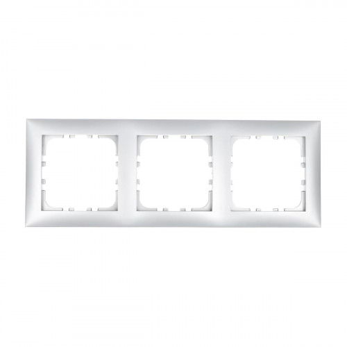Рамка LK Studio 3-постовая (серебристый металлик) LK60 864303-1