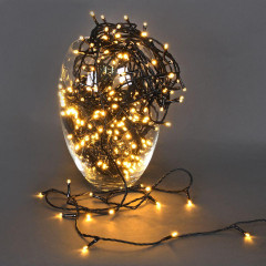 Cветодиодная гирлянда Sneha нить 24V теплый белый мерцающий A-969 WW