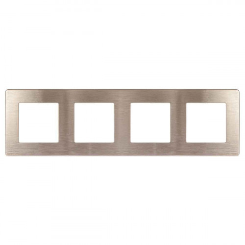 Рамка 4-постовая ЭРА 12 сатин бронза 12-5104-13 Б0052536