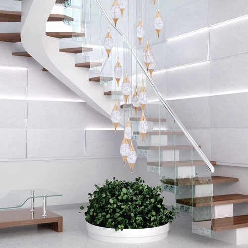 Подвесная люстра MODELUX ML.88986.25 GD