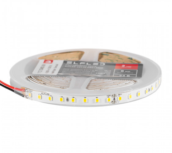 Лента светодиодная ELFLED PRO140, 112/м (2835), 24В, 10Вт/м, 5м, белый 6500-7000К ELFLED-24112-PRO140w