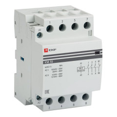 Контактор модульный КМ 50А 3NО+NC (3 мод.) EKF PROxima km-3-50-31