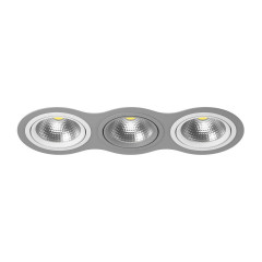 Комплект из светильника и рамки Lightstar Intero 111 (217939+217906+217909+217906) i939060906