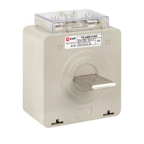 Трансформатор тока ТТЕ-A-600/5А с клеммой напряжения класс точности 0,5 EKF PROxima tte-S-600
