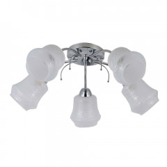Потолочная люстра ЭкономСвет 12171/5CR WT