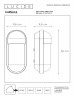 Уличный настенный светильник Lucide Capsule 29897/01/30