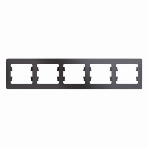 Рамка 5-постовая Systeme Electric Glossa графит GSL001305