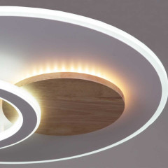Светильник потолочный Reluce 08000-0.5-450 WH+WOOD