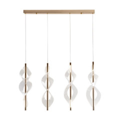 Подвесной светодиодный светильник Modelux Modestyle MS.3028.4 GD