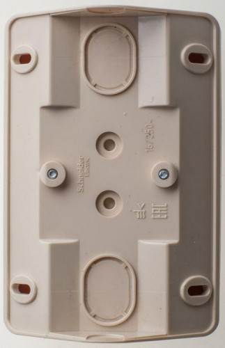 Розетка угловая двойная 2К+З Systeme Electric Этюд 16A 250V со шторками кремовая PA16-108K