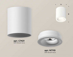 Комплект накладного светильника Ambrella light Techno Spot XS7421020 SWH белый песок (C7421, N7110)