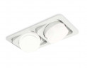 Комплект встраиваемого светильника Ambrella light Techno Spot XC7663083 SWH/FR/CL белый песок/белый матовый/прозрачный (C7663, N7160)