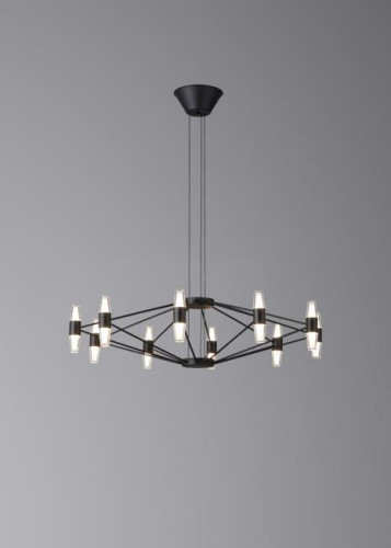 Люстра подвесная Alfa Light F3024-62 BLACK