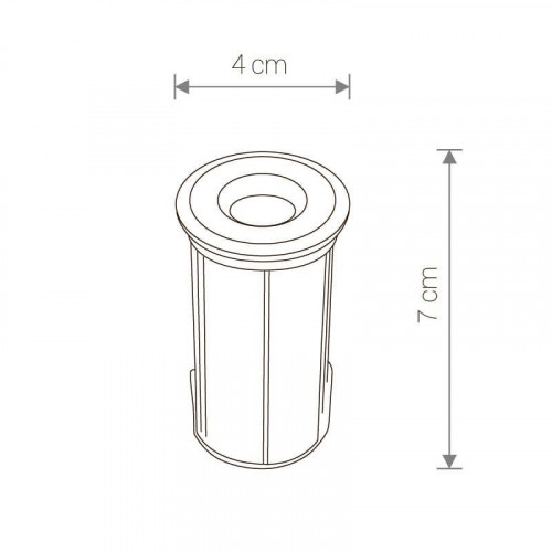 Ландшафтный светодиодный светильник Nowodvorski Picco Led 9106