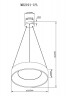 Подвесной светодиодный светильник MyFar Shannon MR2191-1PL
