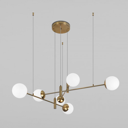 Подвесная люстра Eurosvet Planet 70146/6 латунь Smart