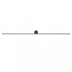 Настенный светильник Nowodvorski Spin Led L Black 10371