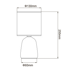 Настольная лампа Uniel UML-B305 E14 White UL-00012419
