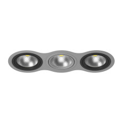 Комплект из светильника и рамки Lightstar Intero 111 (217939+217907+217909+217907) i939070907