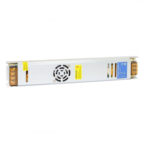 Блок питания интерьерный ELF, 24В, 300Вт, ультратонкий металлический перфорированный корпус с кулеро ELF-24300BEultra-JH