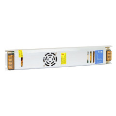 Блок питания интерьерный ELF, 24В, 300Вт, ультратонкий металлический перфорированный корпус с кулеро ELF-24300BEultra-JH