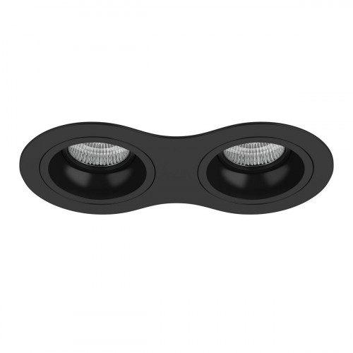 Комплект из светильников и рамки Lightstar Domino Round (214627+214607+214607) D6270707