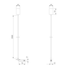 Подвесной комплект Elektrostandard Titan Line 85009/00 a069726