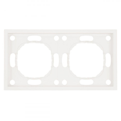 Рамка 2-постовая Stekker Эмили белый фарфор PFR00-5002-01 49885