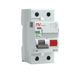 Устройство защитного отключения DV 2P 100А/100мА (S) EKF AVERES rccb-2-100-100-s-av