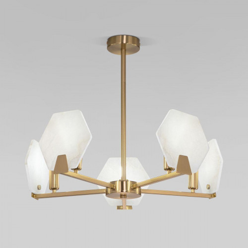 Потолочная люстра Eurosvet Marble 60158/5 латунь