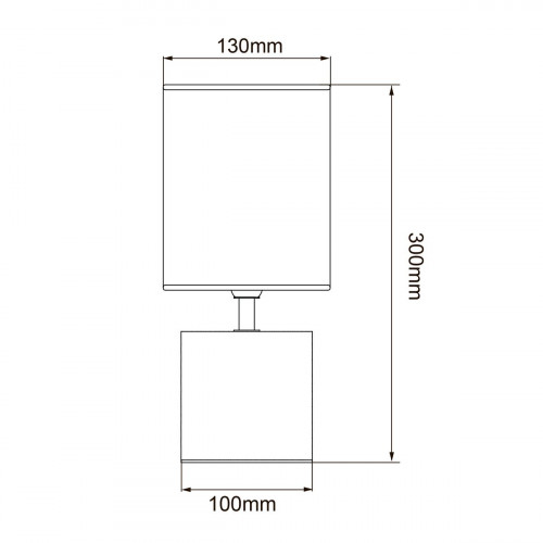 Настольная лампа Uniel UML-B306 E14 Gold/Black UL-00012422