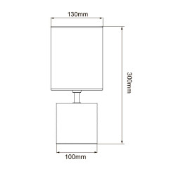 Настольная лампа Uniel UML-B306 E14 Gold/Black UL-00012422