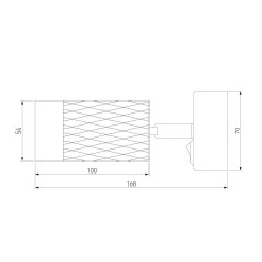 Спот Eurosvet Mizar 20088/1 белый/серебро