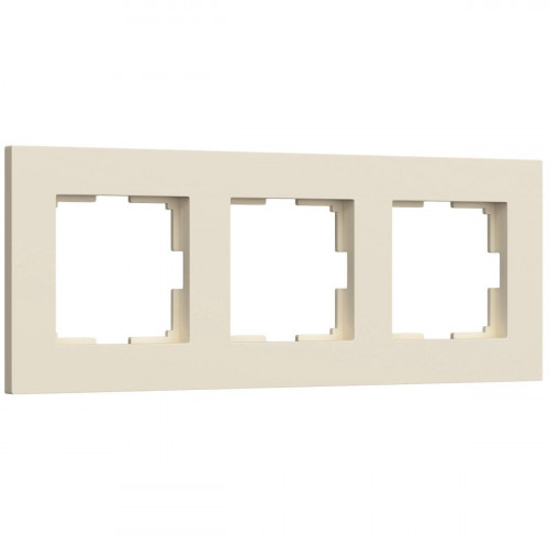 Рамка на 3 поста Werkel Slab айвори матовый W0032962 4690389193446