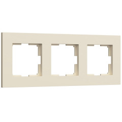 Рамка на 3 поста Werkel Slab айвори матовый W0032962 4690389193446
