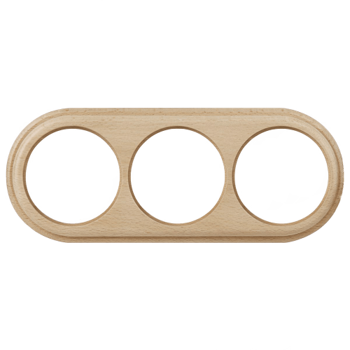 Рамка Werkel Legend на 3 поста светлый бук W0035224 4690389166587