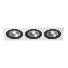 Комплект из светильника и рамки Lightstar Intero 111 (217836+217907+217907+217907) i836070707