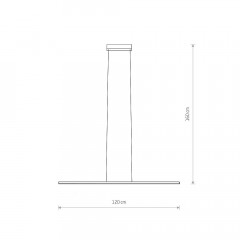 Подвесной светодиодный светильник Nowodvorski Bar Led S 10363