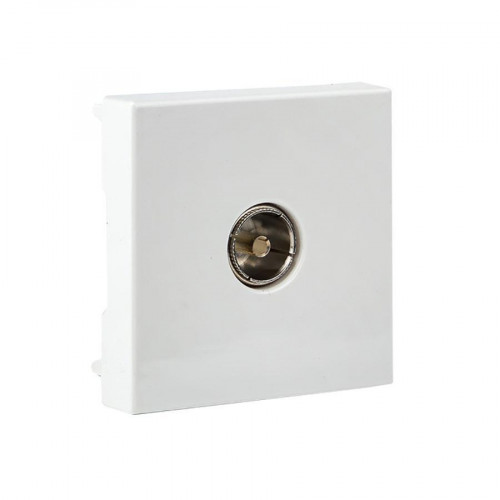 Розетка ТВ, 2 модуля EKF E2MA00-027-10