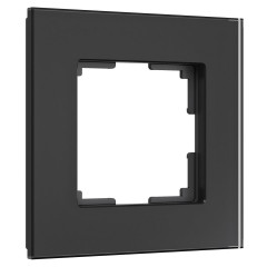 Рамка Werkel Senso на 1 пост черный, стекло soft-touch W0013108 4690389200328