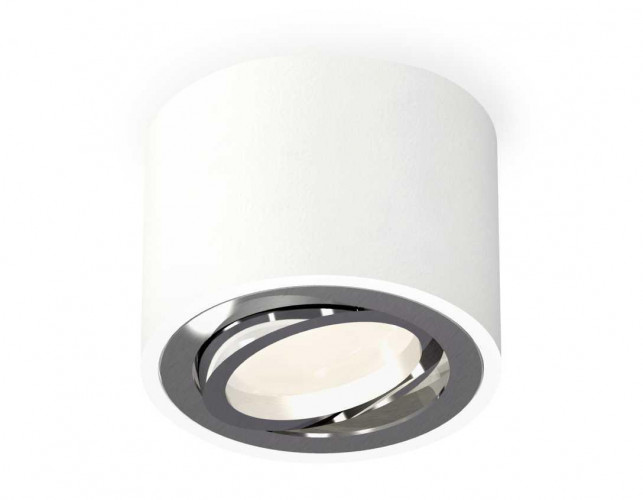 Комплект накладного светильника Ambrella light Techno Spot XS7510003 SWH/PSL белый песок/серебро полированное (C7510, N7003)