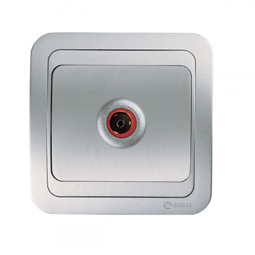 Розетка tv проходная 6 db (female) Makel Mimoza 26607