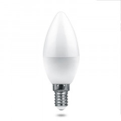 Лампа светодиодная Feron E14 6W 6400K Матовая LB-1306 38046