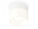 Комплект накладного светильника с акрилом SWH/FR белый песок/белый матовый GX53 XS8101016 (С8101, N8402)